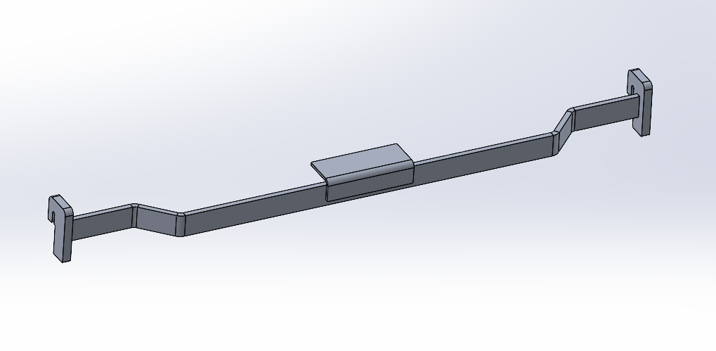 Marchepied Spring Bar Alum 53-1/4'' Assemblée